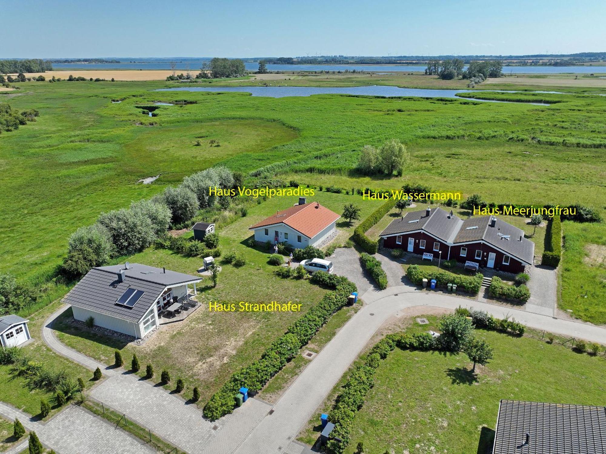 Daenische Ferienhaeuser Am Salzhaff Haus Vogelparadies Insel Poel Exterior photo